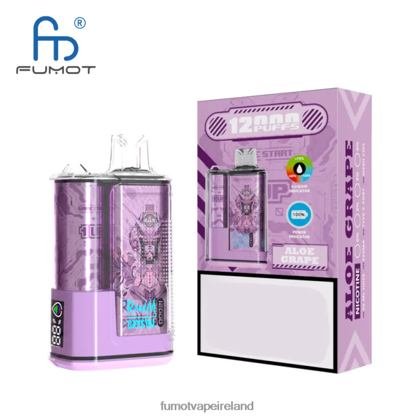 Fumot Crystal 20ML 12000 Disposable Vape Box (1 Piece) T6F626278 | Fumot Price Red Apple ice